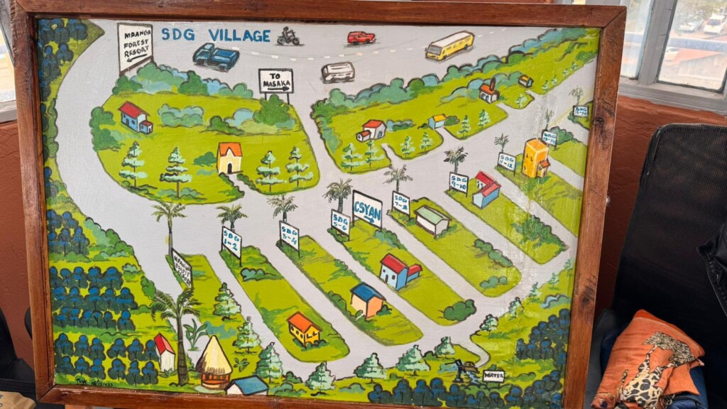 sdg world village plan drawing